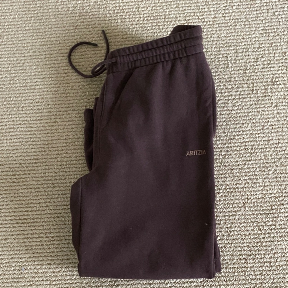 Aritzia Dark Brown Joggers